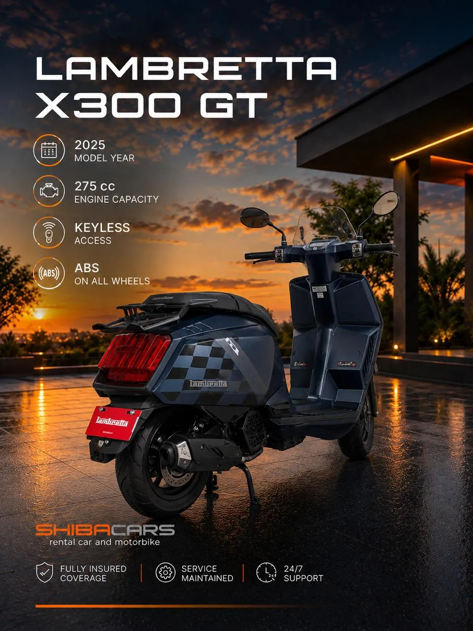 LAMBRETTA X300 GT 2025 — Фото 4